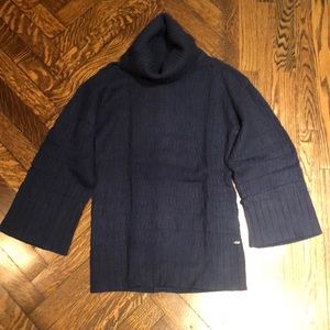 LACOSTE blue turtleneck sweater Size 34